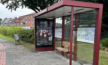 AGW Citylight Poster Bushaltestelle Münster 