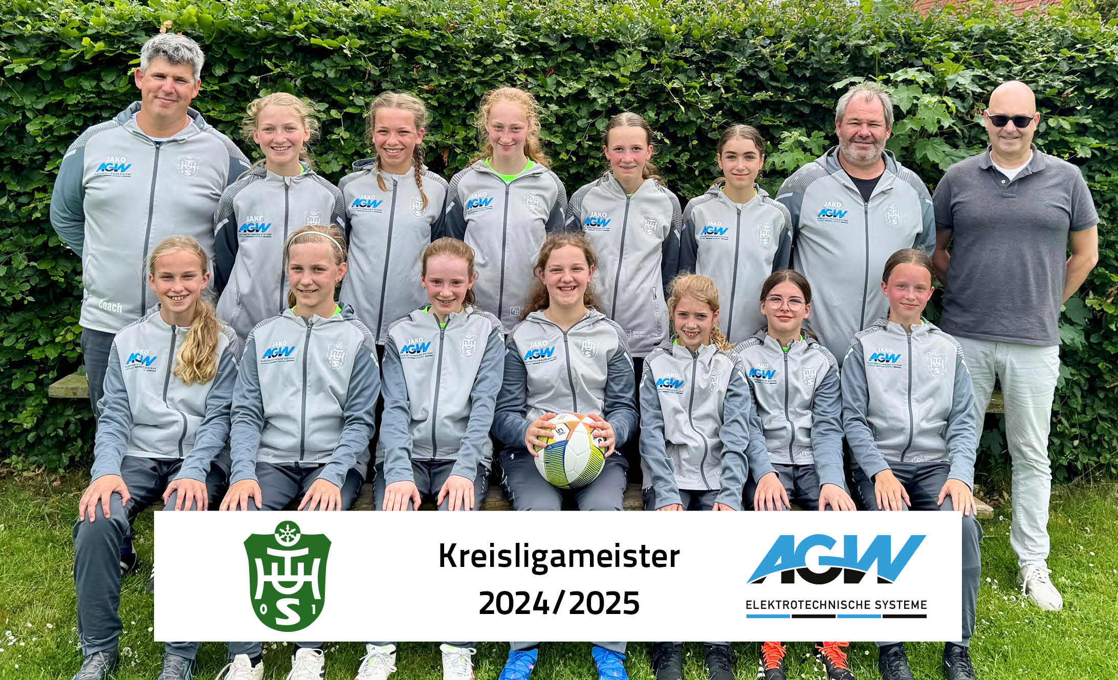 TuS Haste Kreisligameister D-Juniorinnen 2024/2025