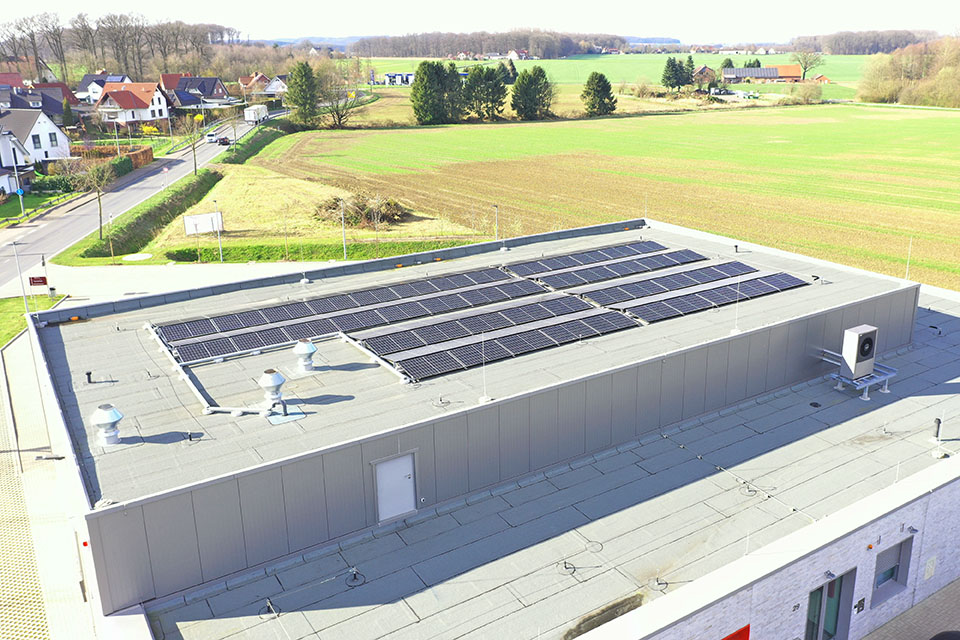 Photovoltaik-Anlage Feuerwehr Wellingholzhausen 39,56 kWp (Foto: Stadt Melle)