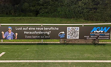 AGW Bandenwerbung beim TuS Haste 