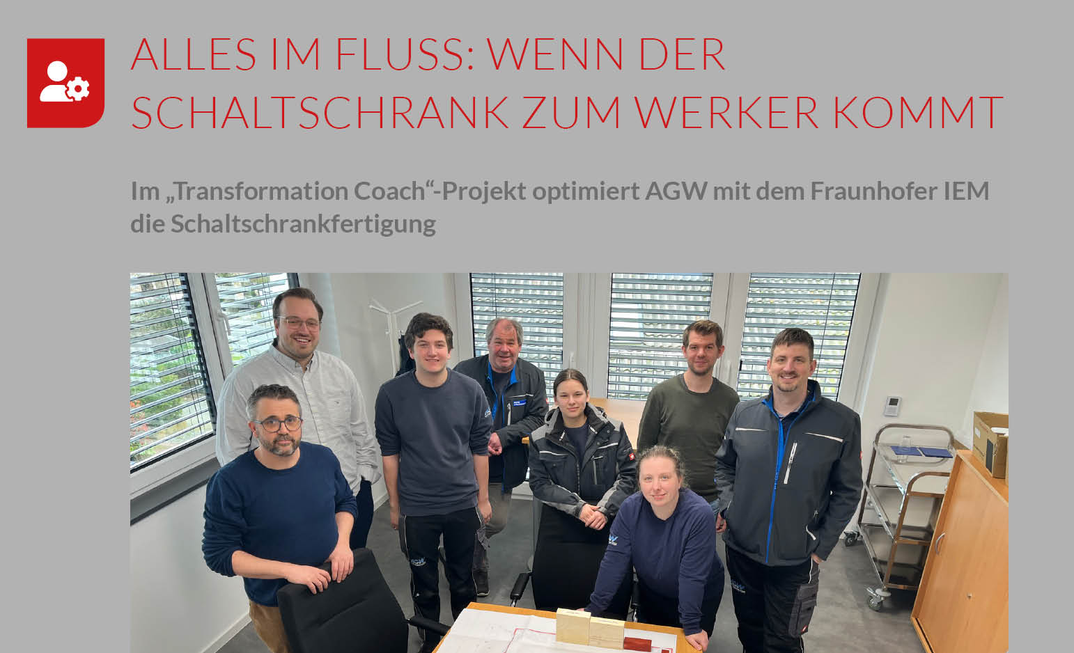 Fraunhofer Institut IEM Bericht Alles im Fluss